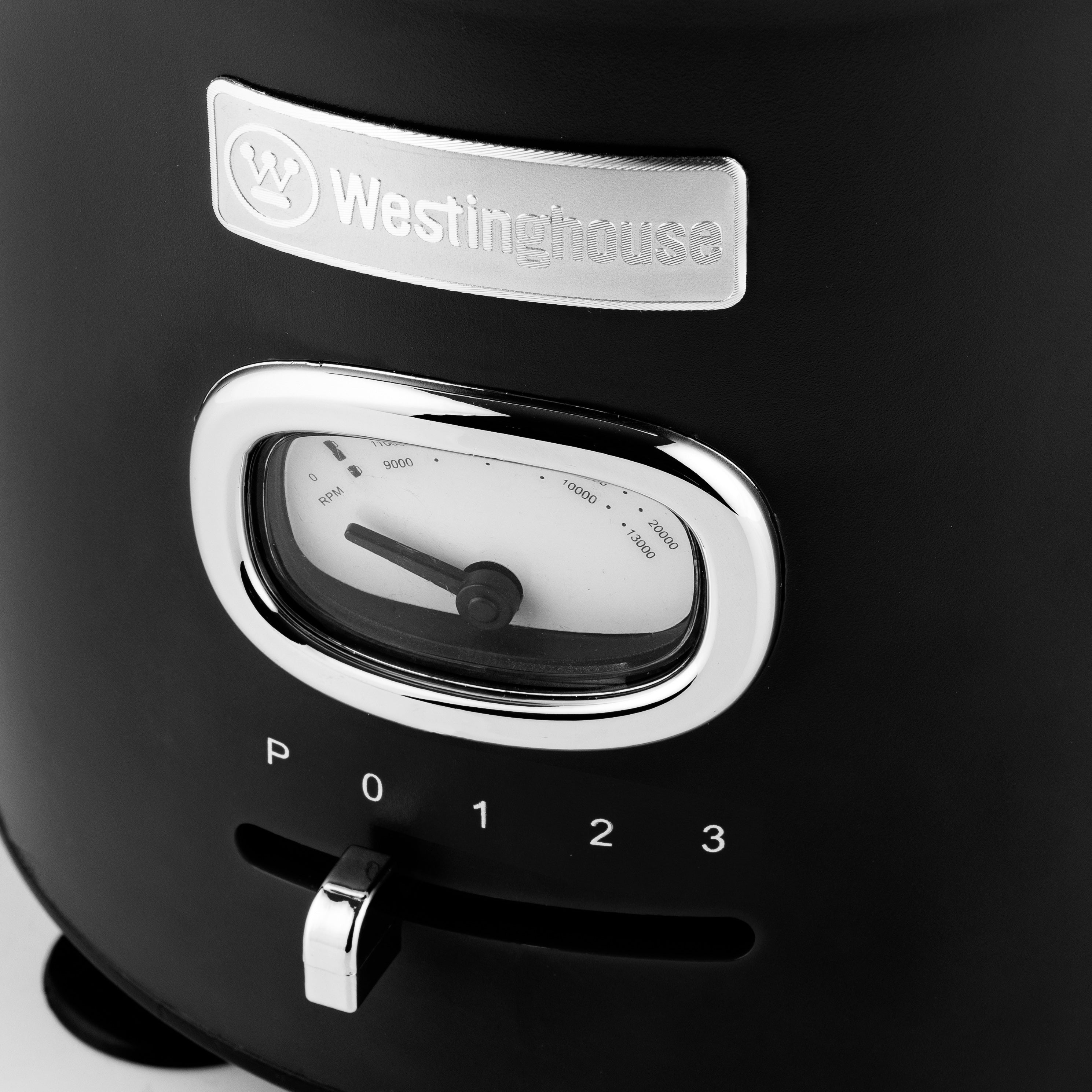 Westinghouse Retro Standmixer mit Glasbehälter (1,5 Liter) - Schwarz
