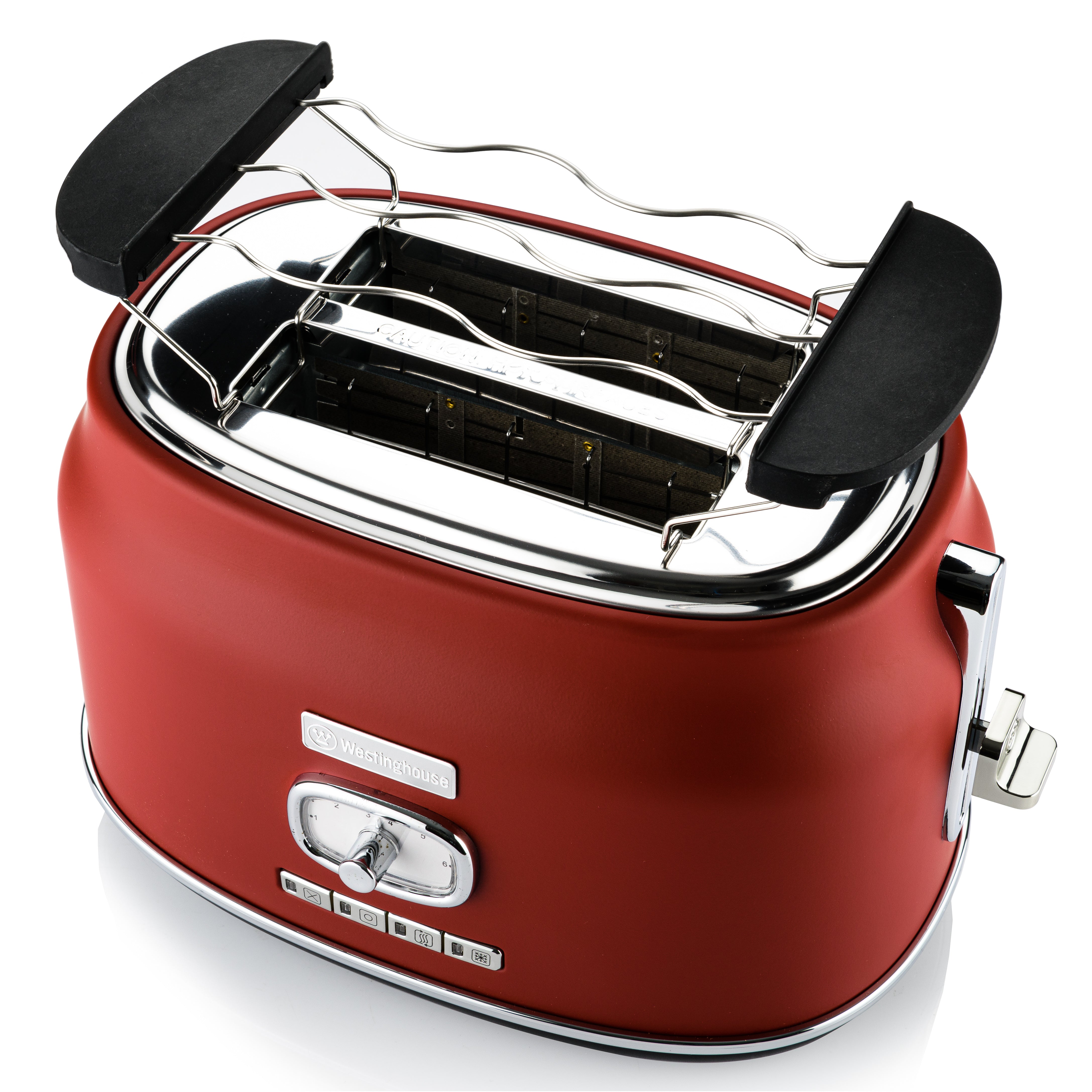 Westinghouse Retro Toaster - Grille-pain à 2 fentes - Rouge