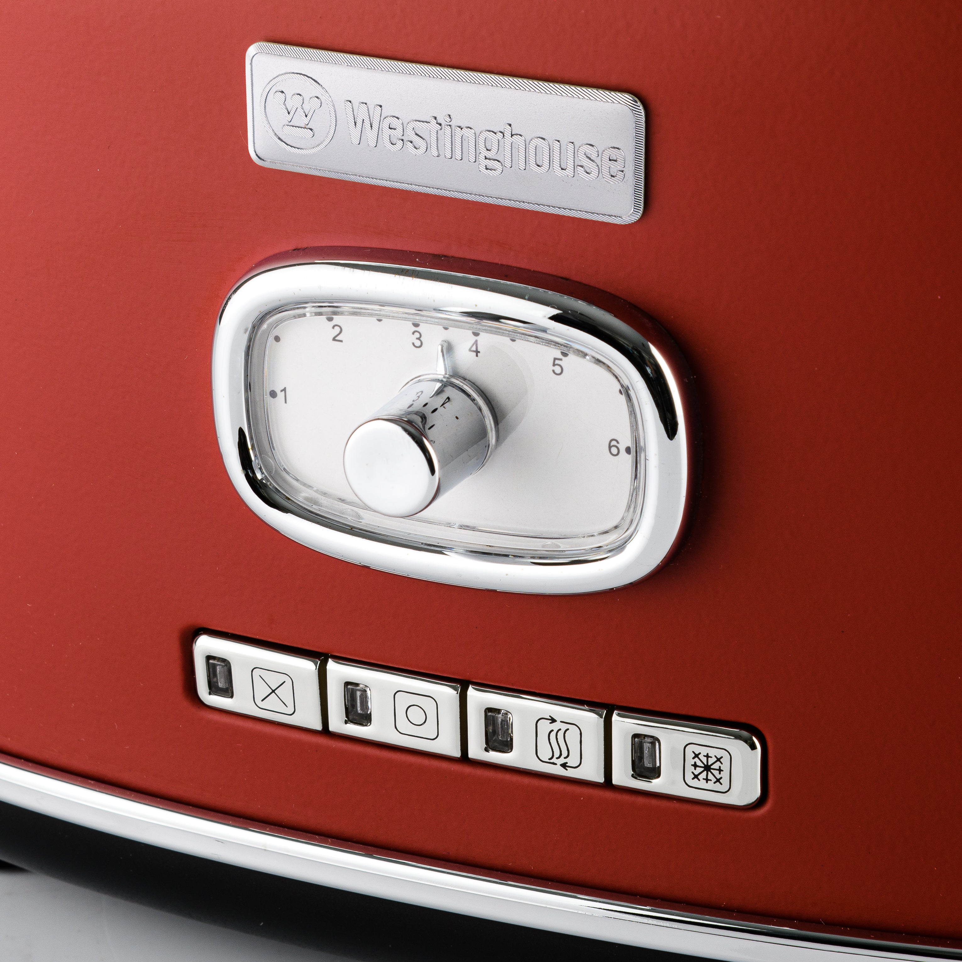 Westinghouse Retro Toaster - Grille-pain à 2 fentes - Rouge