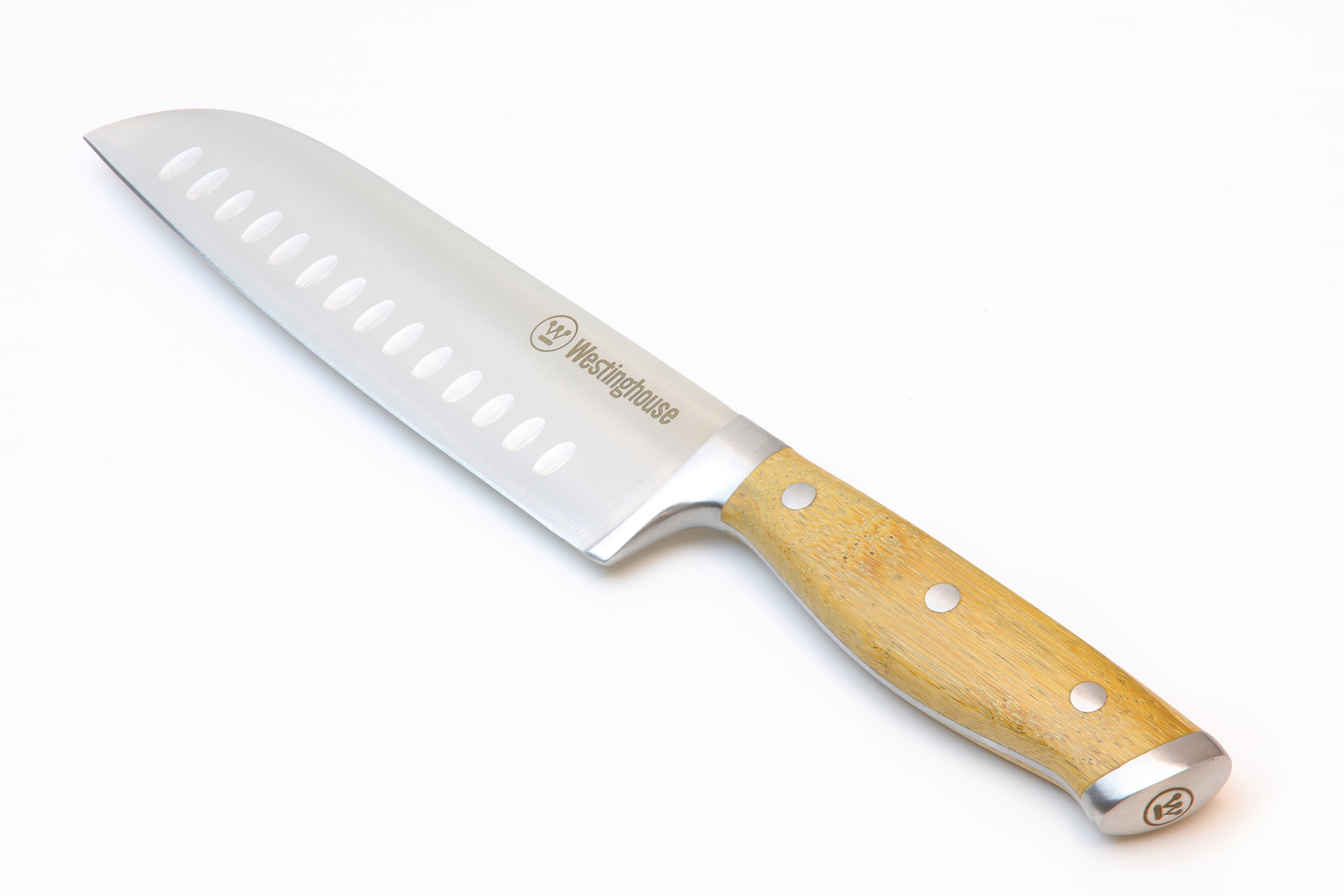 Westinghouse - Cuchillo Santoku 17,5 cm - Bambú