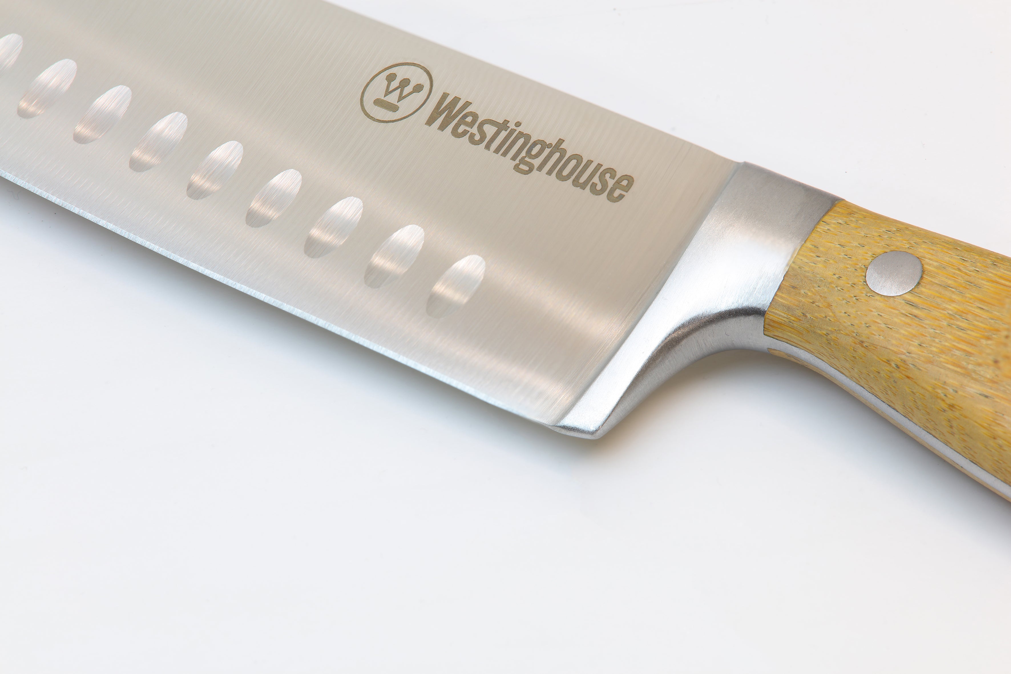 Westinghouse - Cuchillo Santoku 17,5 cm - Bambú