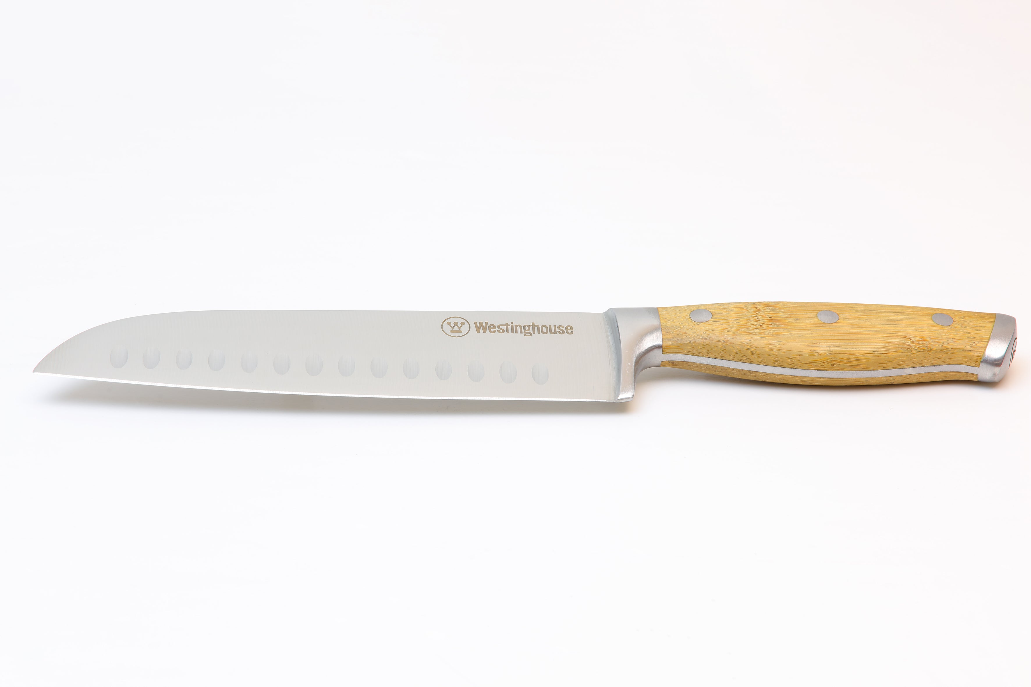 Westinghouse - Cuchillo Santoku 17,5 cm - Bambú