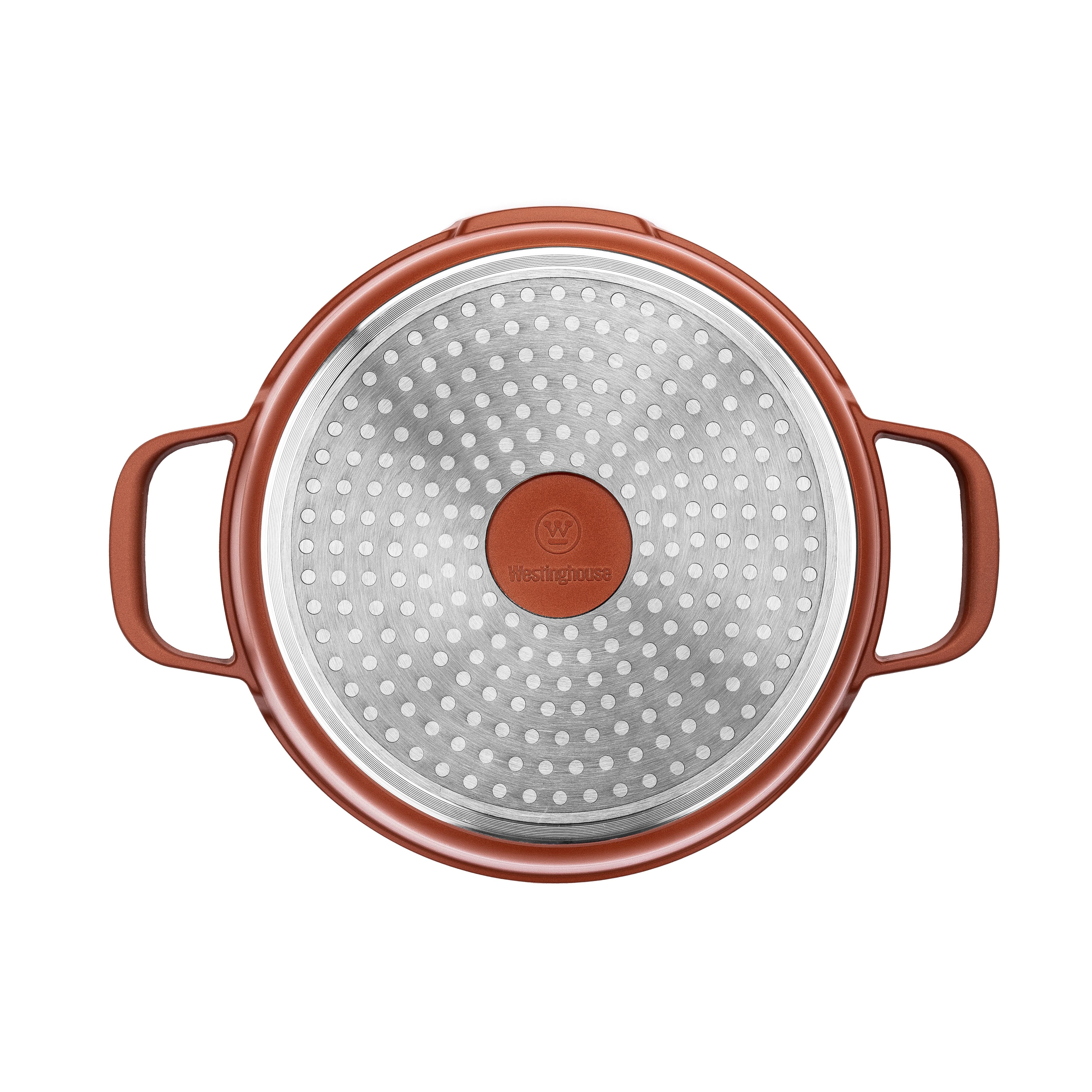 Westinghouse Performance Series Cacerola Induccion - 24 cm Cazuela Antiadherente - Rojo