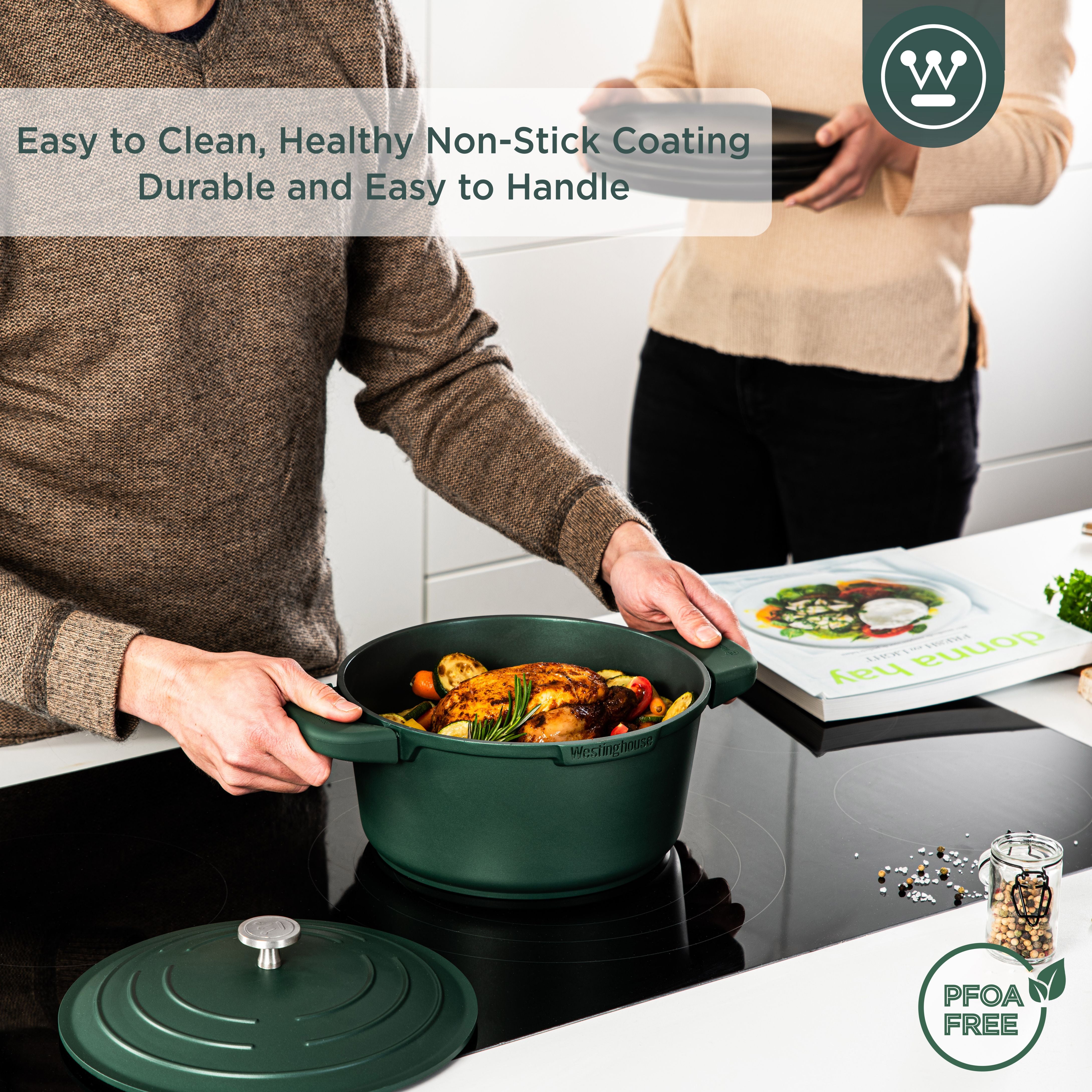 Westinghouse Performance Series Casserole à induction - 24cm - Vert