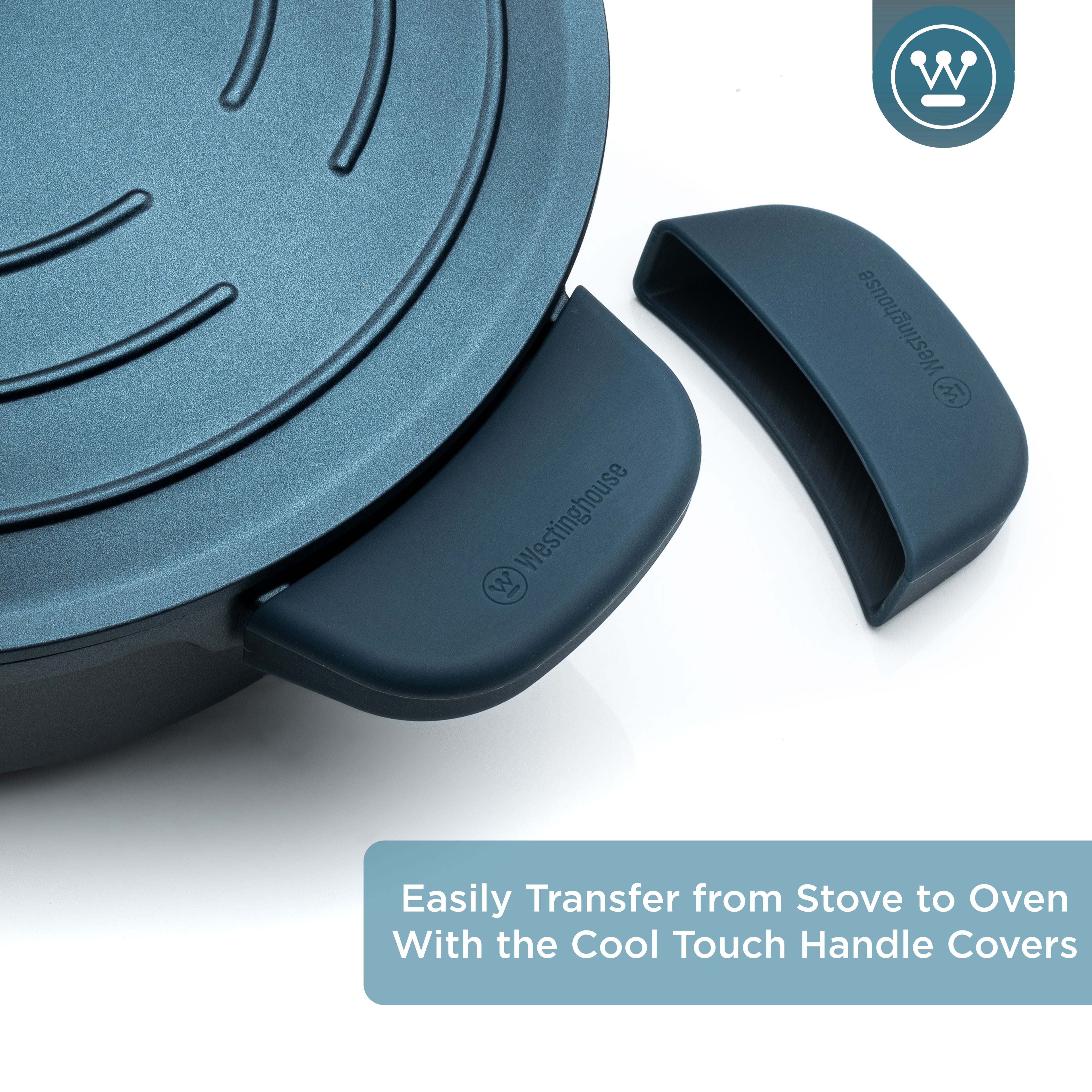 Performance Serie - Low Casserole w. Lid - Ø32cm - Blue