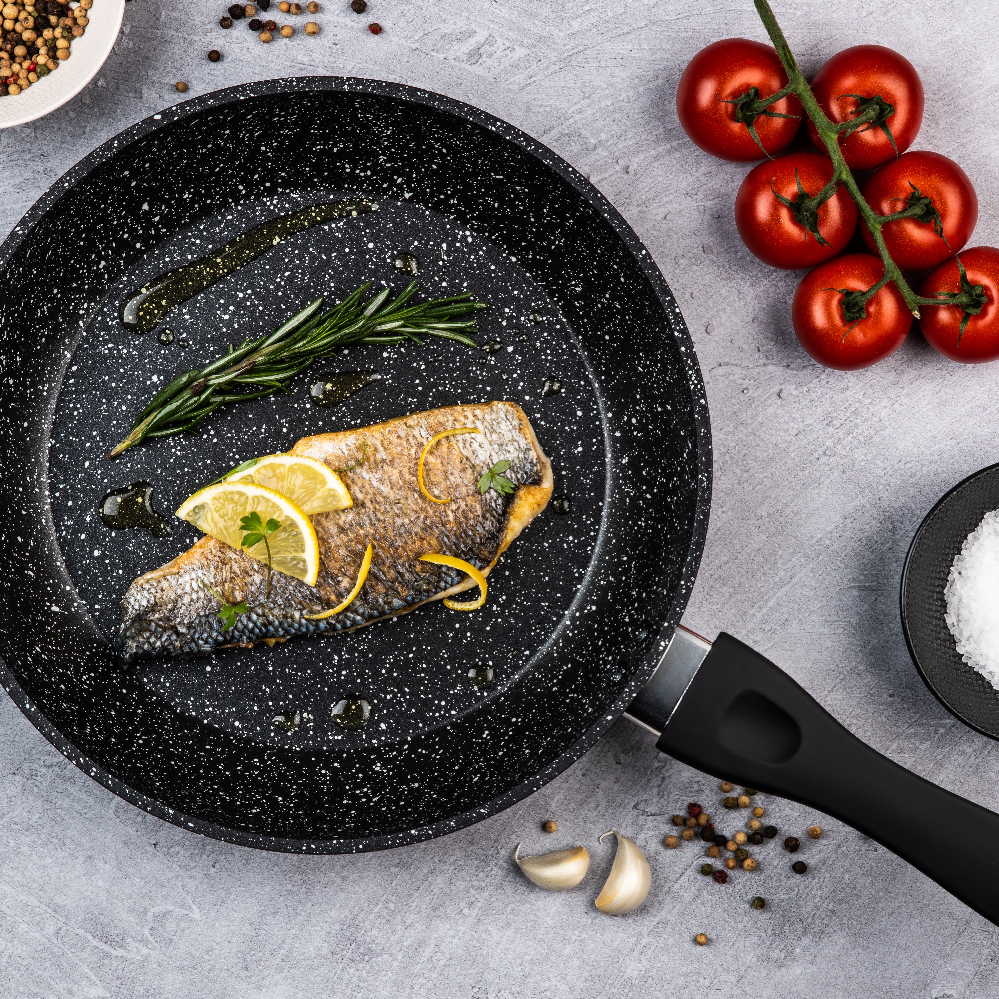 Black Marble Serie - Frying Pan - Ø24cm