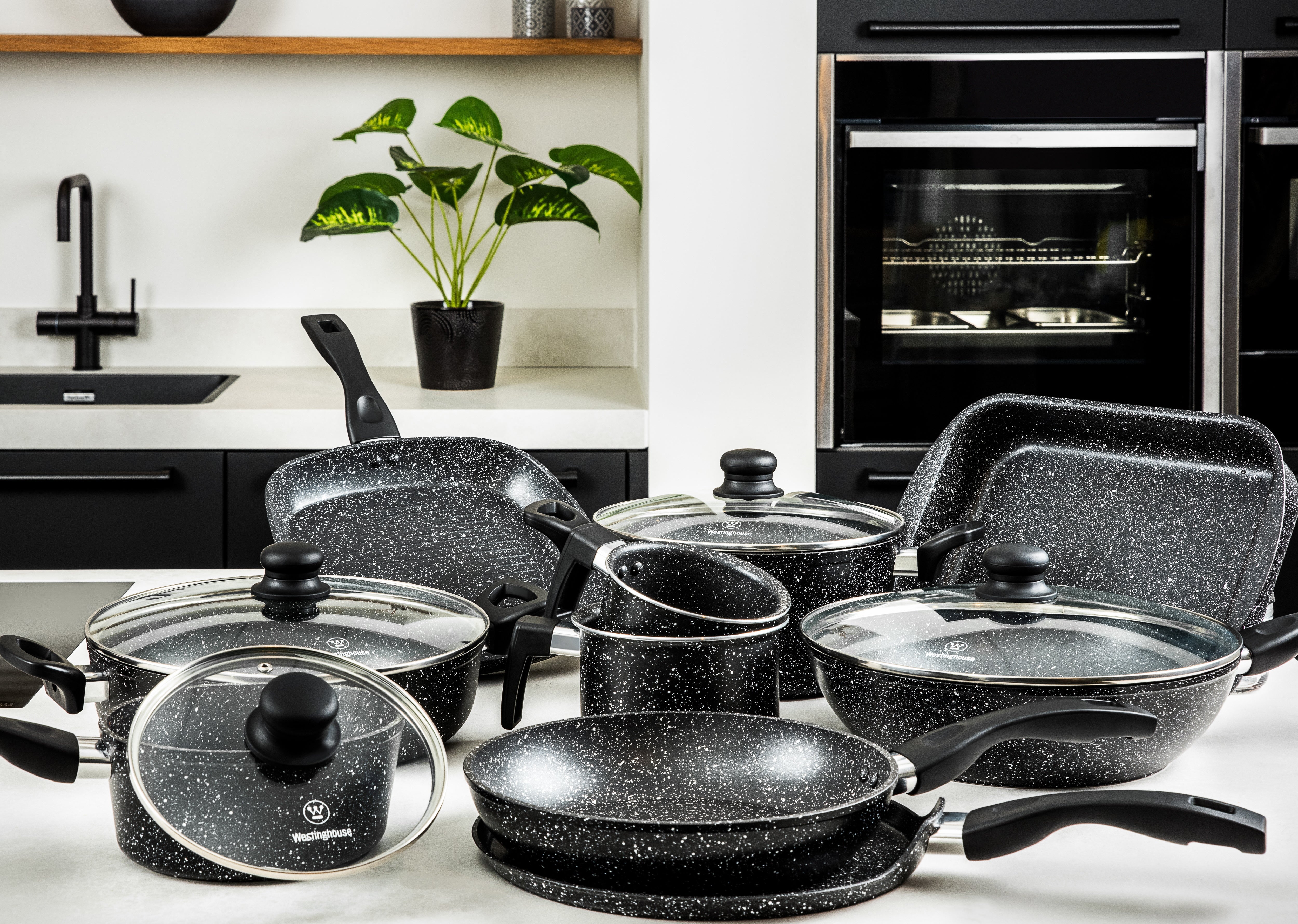 Black Marble Serie - Frying Pan - Ø26cm