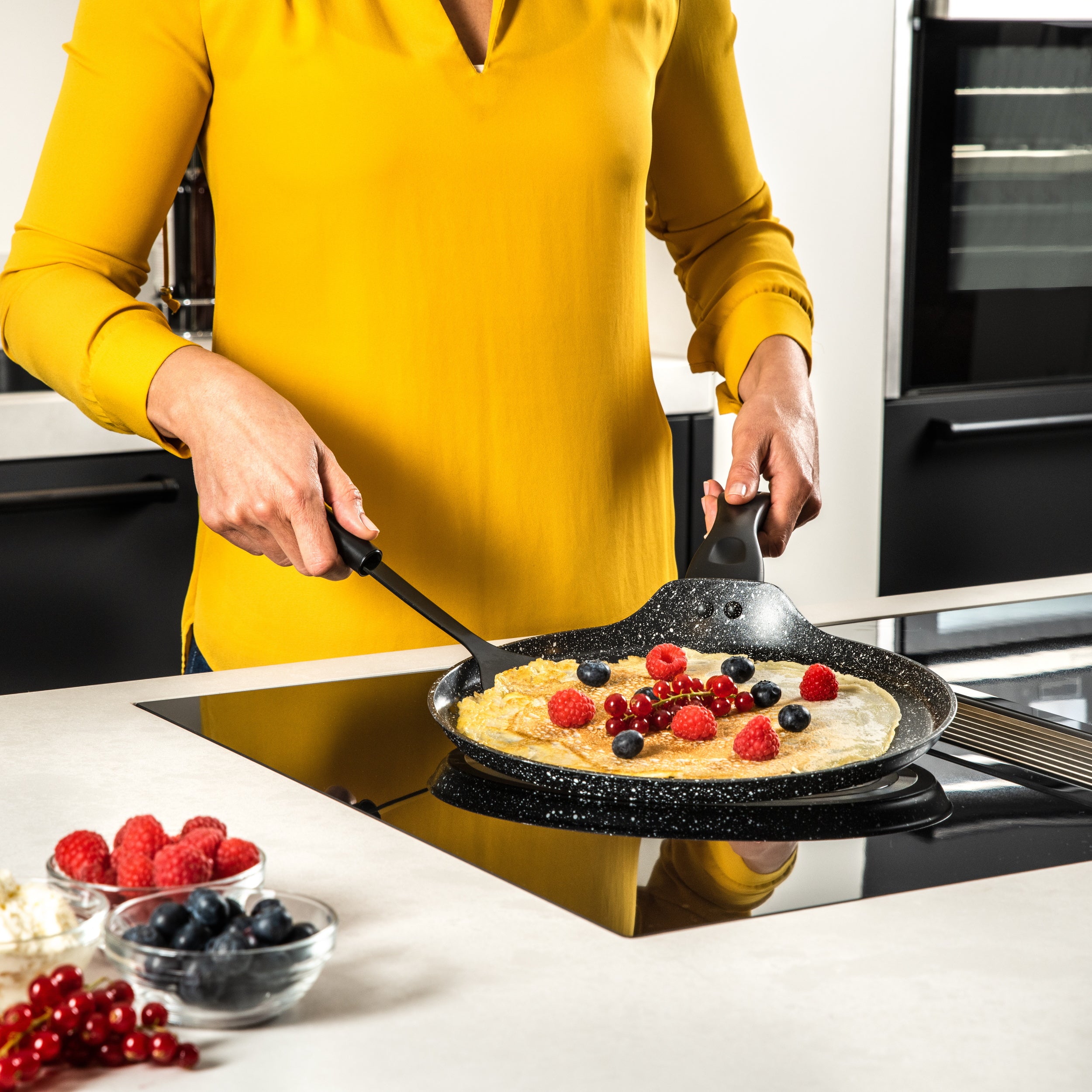 Westinghouse Sartén para tortitas 28 cm - Mármol Negro