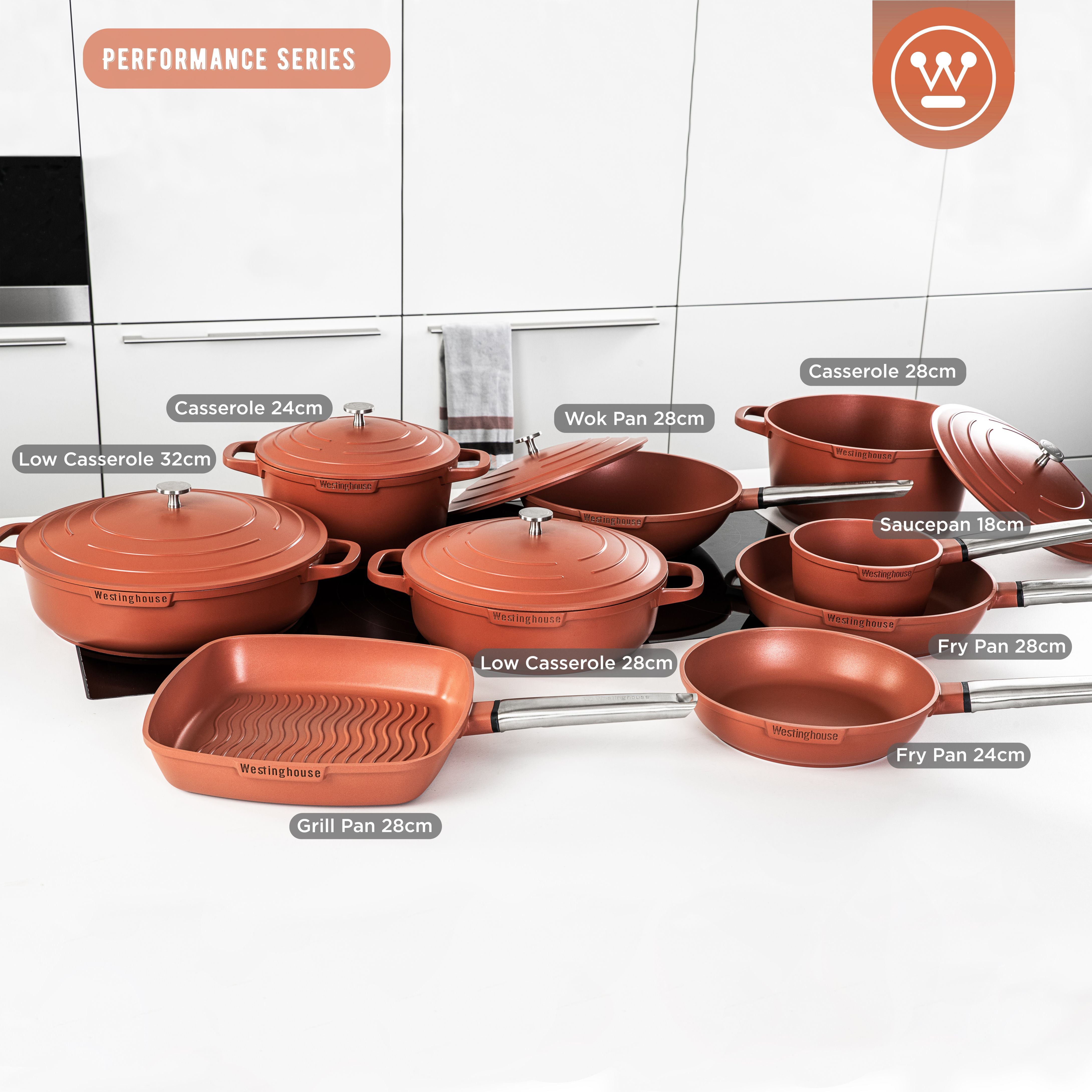 Performance Serie - Frying Pan - Ø24cm - Red