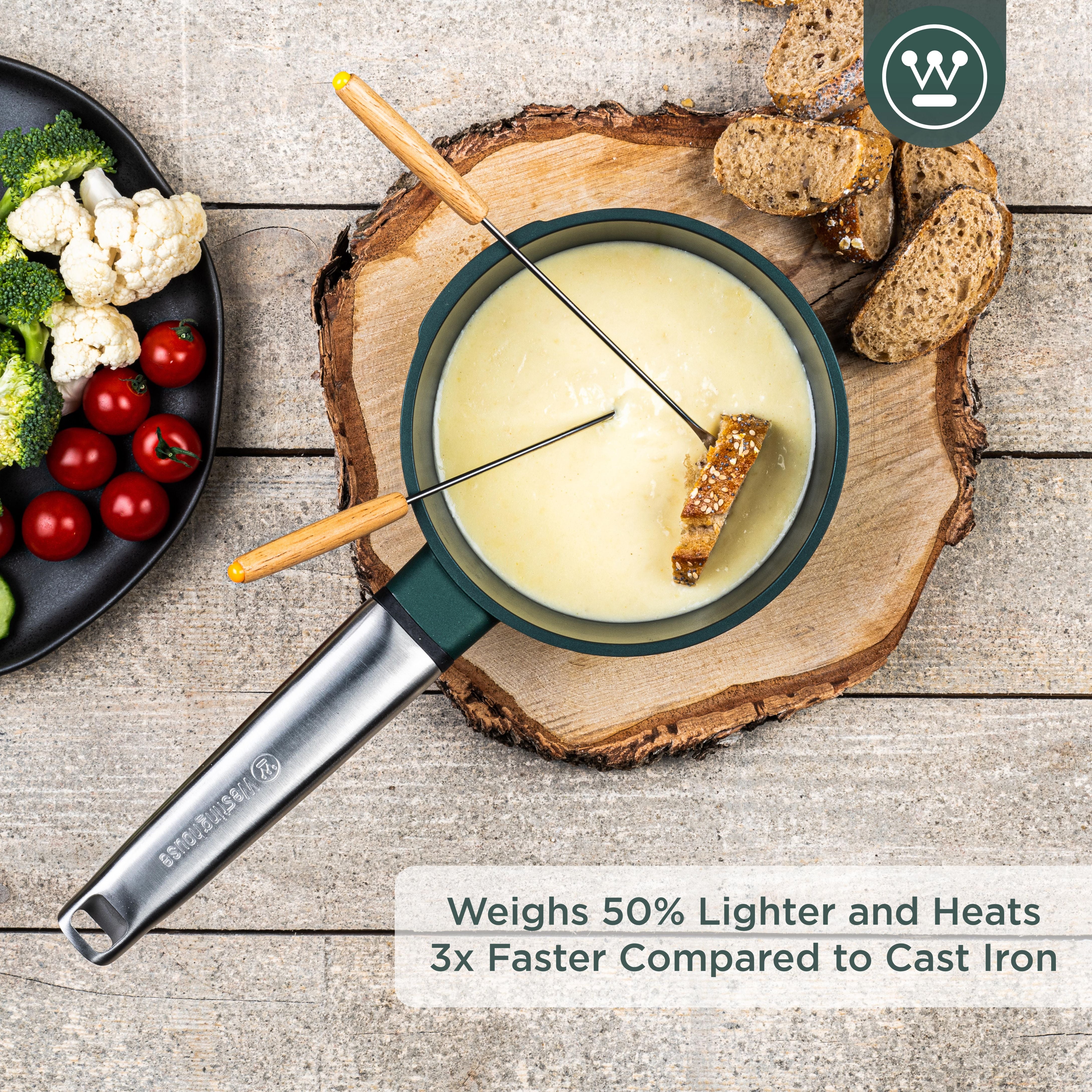 Westinghouse Performance Series Cazo Cocina - 18cm Cazo Induccion Pequeño Antiadherente - Verde