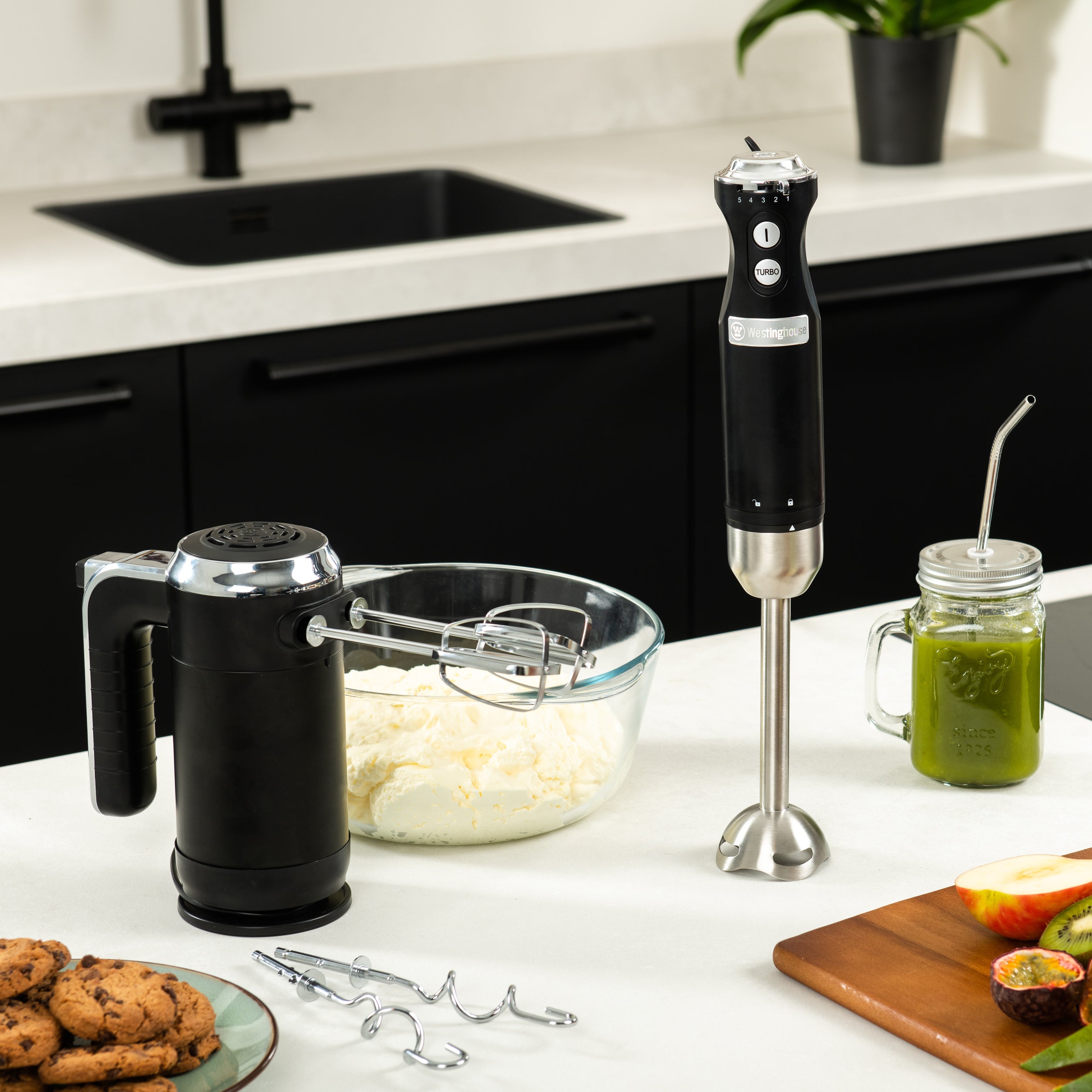 Westinghouse Retro Stabmixer - Schwarz