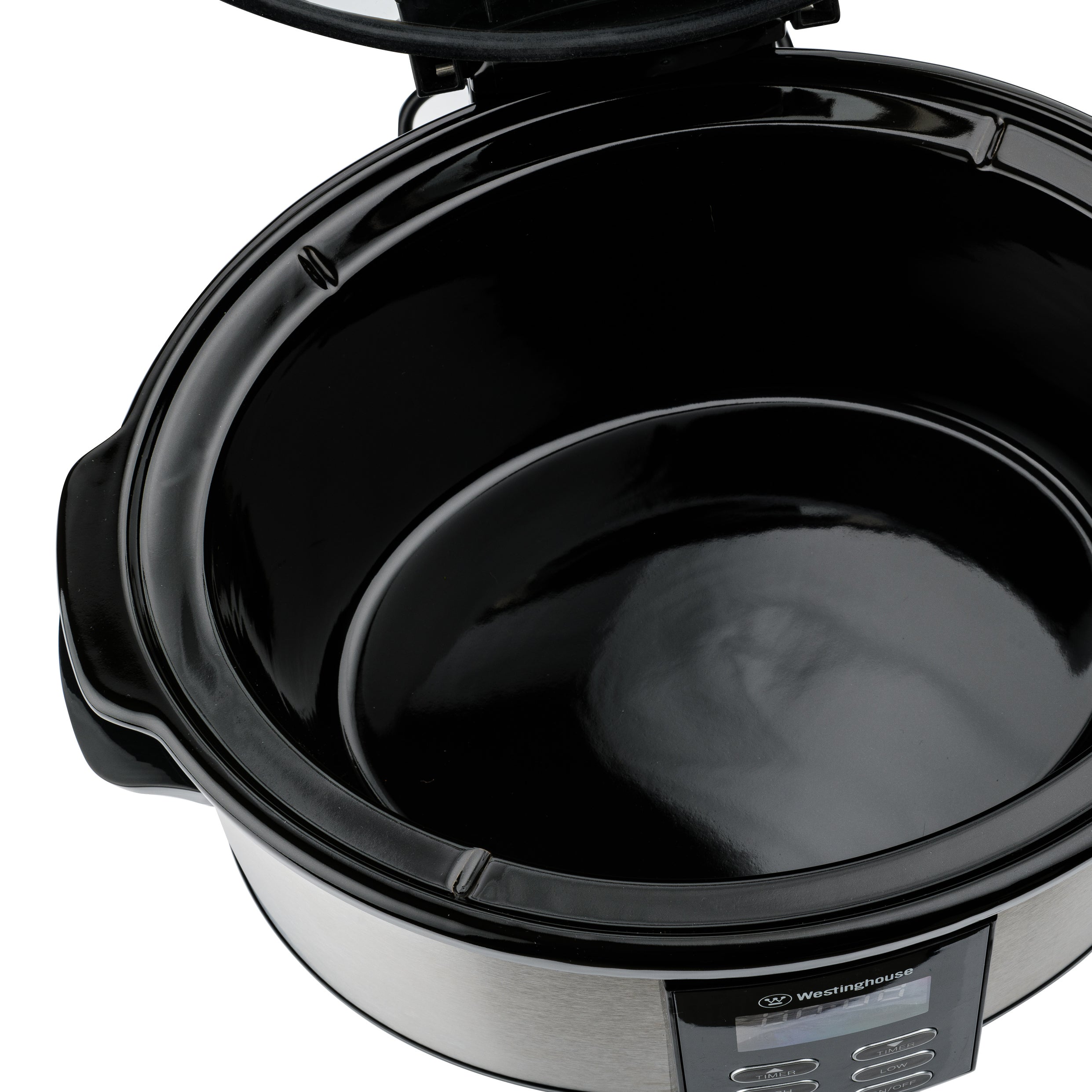 Westinghouse Slow Cooker 6,5 Liter - Schongarer Kochtopf aus Edelstahl