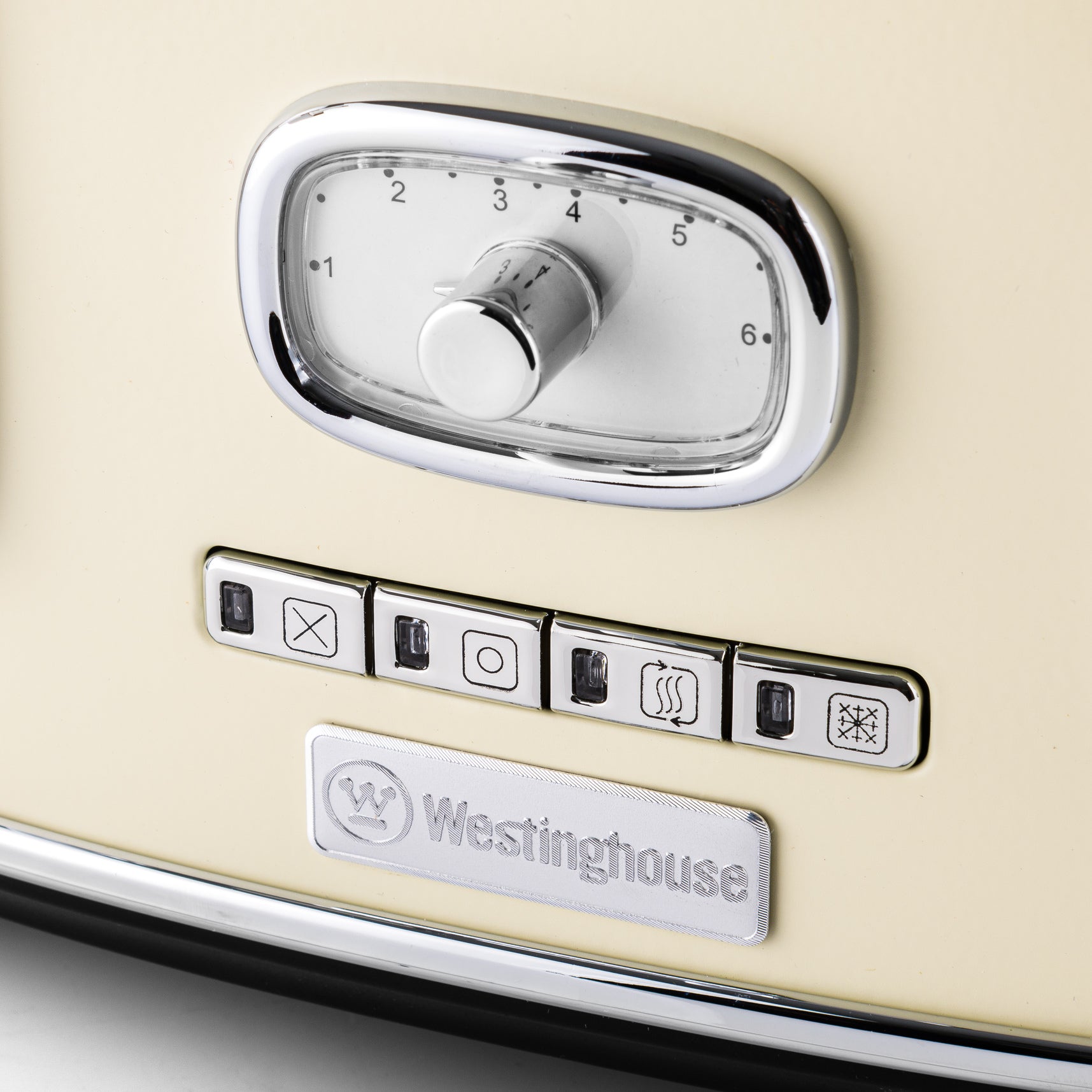 Westinghouse Retro Toaster - 4 Scheiben - Weiß