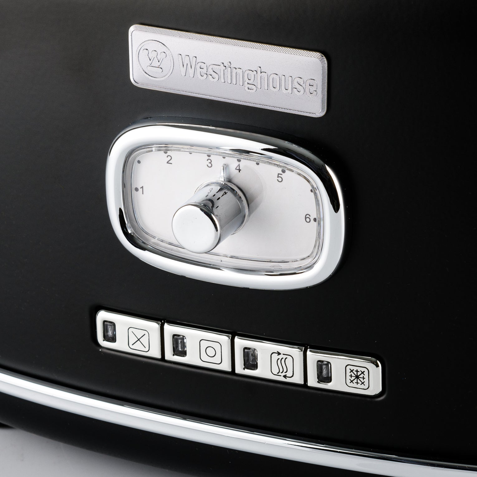 Westinghouse Retro Toaster - 2 Scheiben - Schwarz