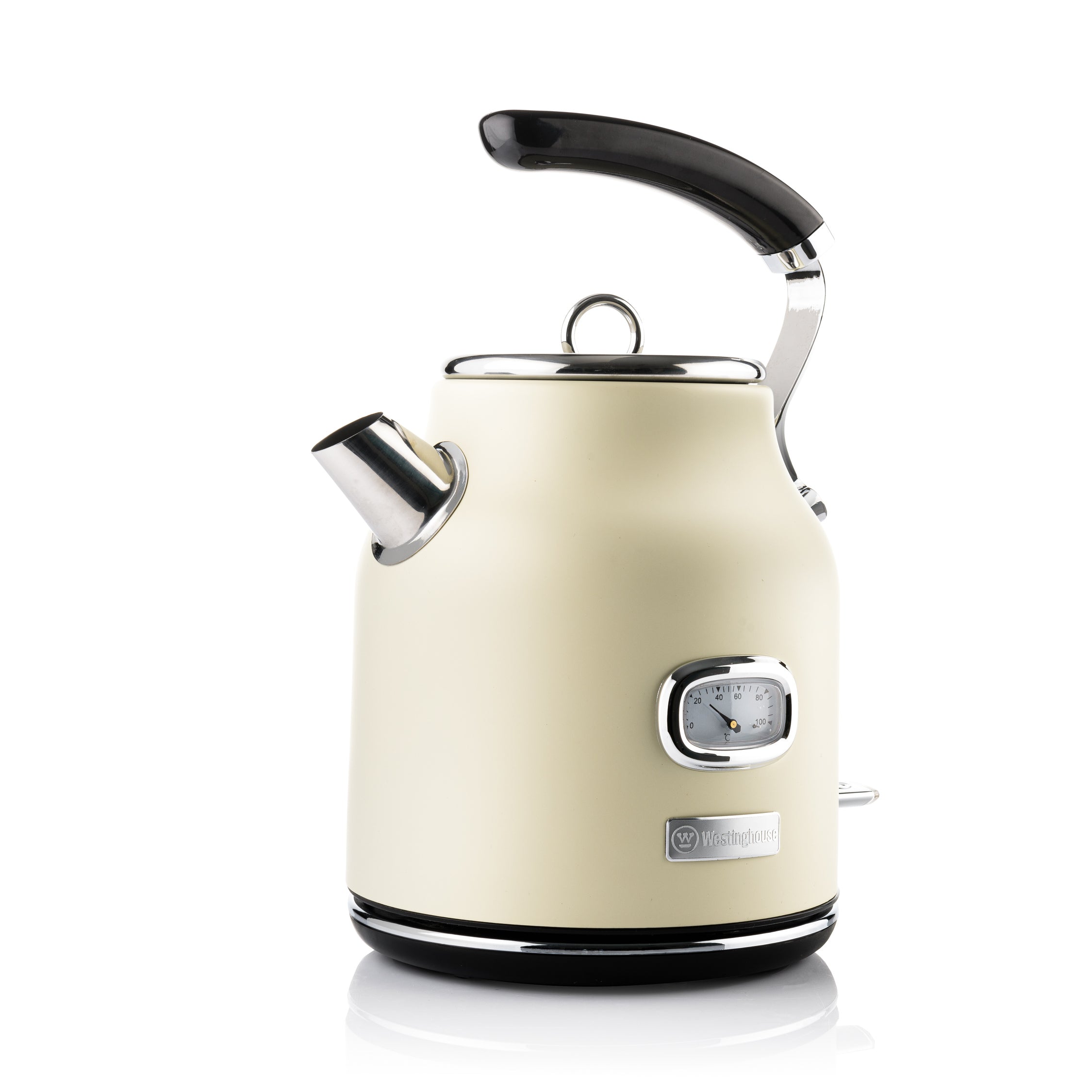 Westinghouse Retro Wasserkocher - 1,7 Liter - Weiß (Creme)