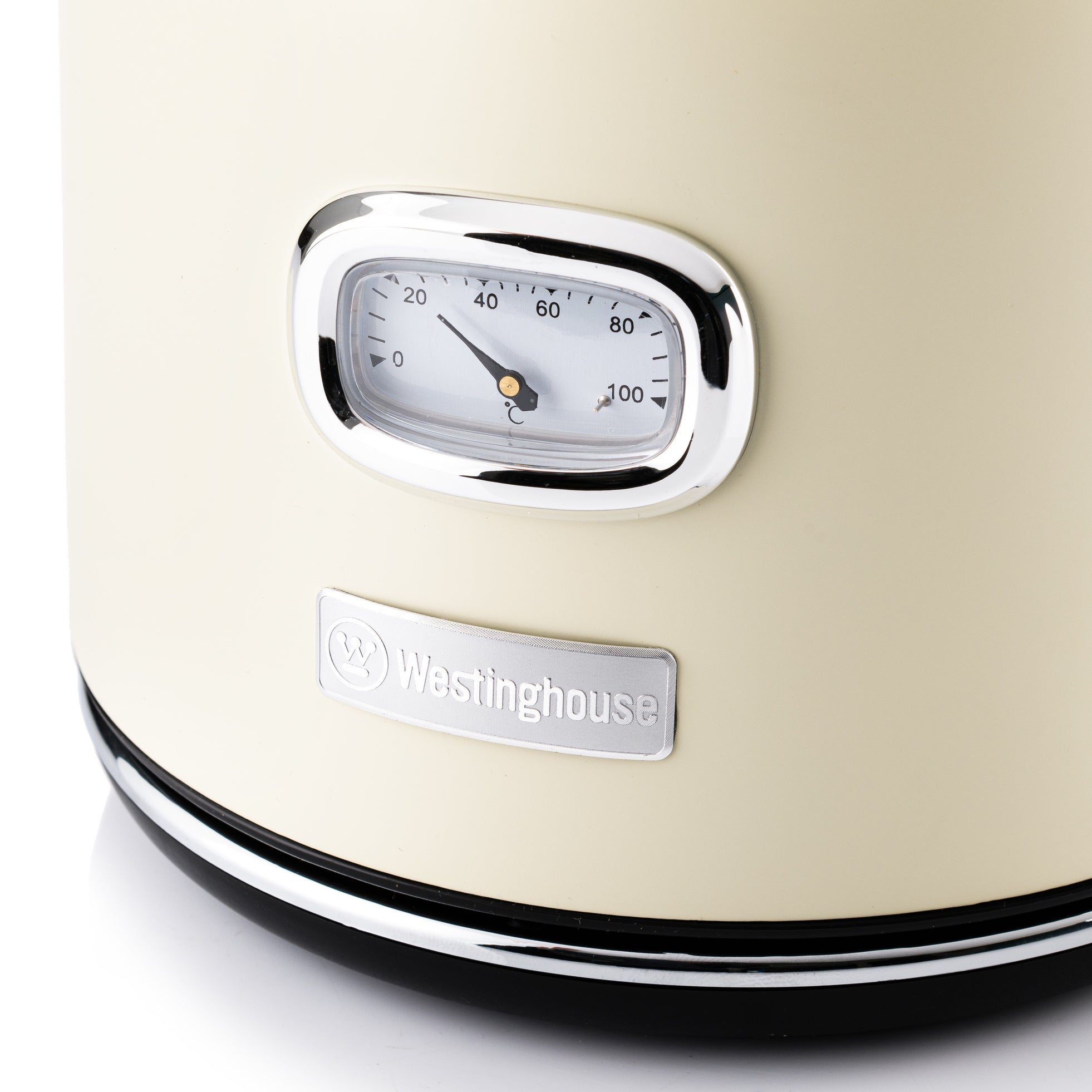 Westinghouse Retro Wasserkocher - 1,7 Liter - Weiß (Creme)