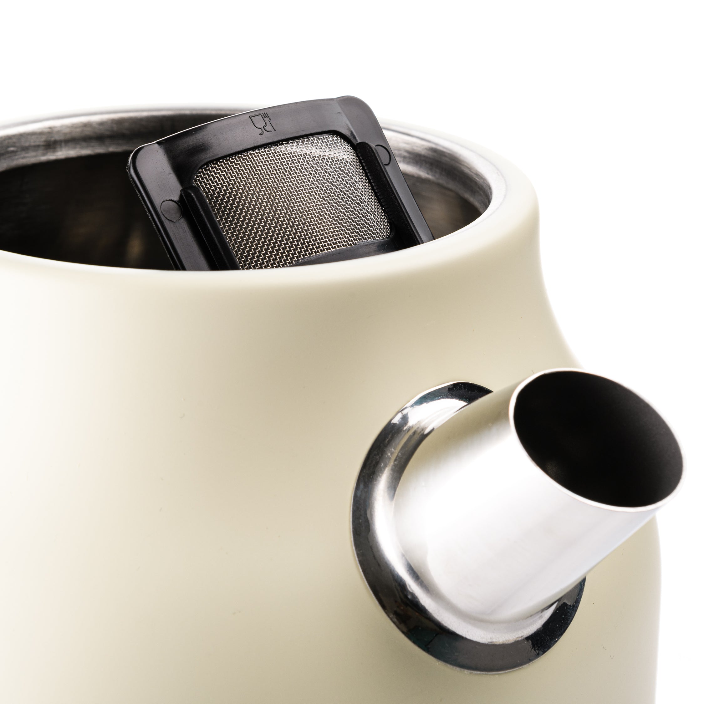 Westinghouse Retro Wasserkocher - 1,7 Liter - Weiß (Creme)