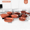 Westinghouse Performance Series - 14-delige Pannenset - Rood - Complete pannenset