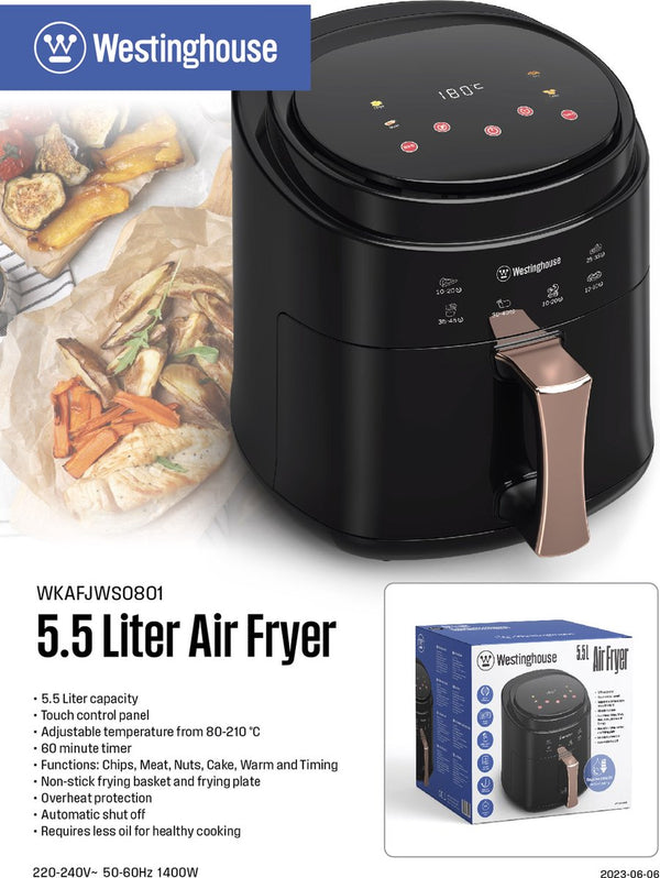 Airfryer - 5,5L - Black