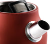 Westinghouse Retro Waterkoker + Broodrooster 2 Sleuven - Rood