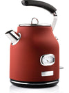 Westinghouse Retro Waterkoker + Broodrooster 4 Sleuven - Rood