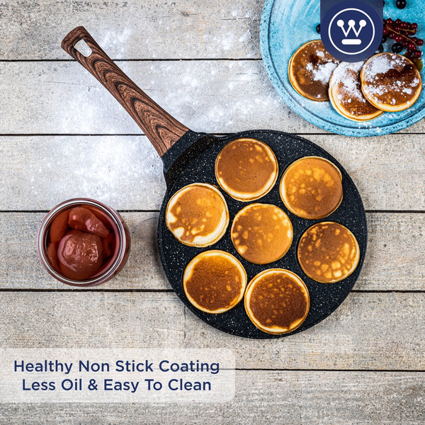 Black Marble Wood Serie - Pancakepan - Ø26 cm - Ø28 cm