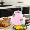 Retro Serie - Electric Kettle - 2200W - 1,7L - Pink