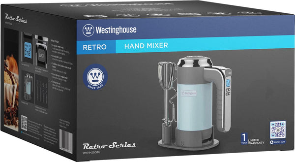 Retro Serie - Hand Mixer - 350W - Blue