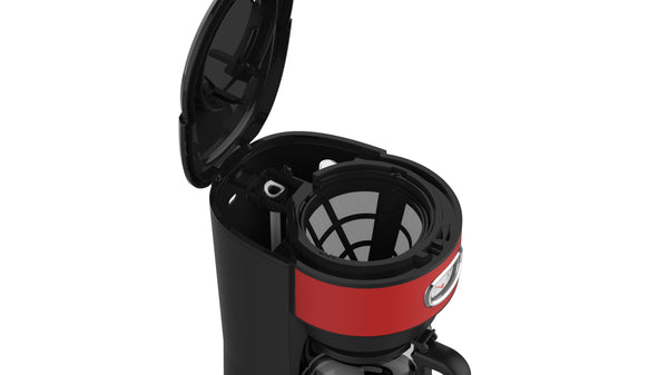 Retro Serie - Coffee Maker - 1000W - 1,25L - Red