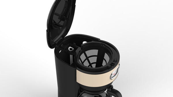 Retro Serie - Coffee Maker - 1000W - 1,25L - White