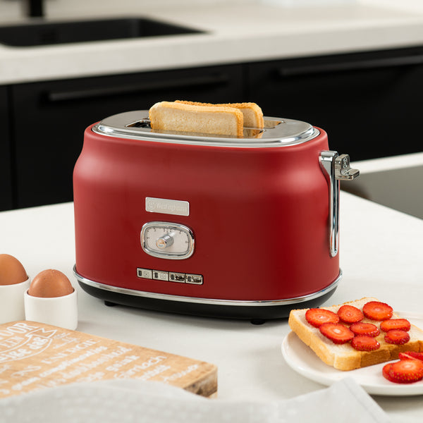 Retro Serie - 2 Slice Toaster - 815W - Red