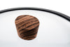 Black Marble Wood Serie - Wok w. Glass Lid - Ø30 cm