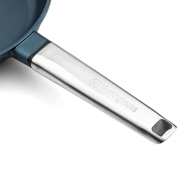 Westinghouse  Padella Wok - Wok da 28 cm con coperchio - Blu