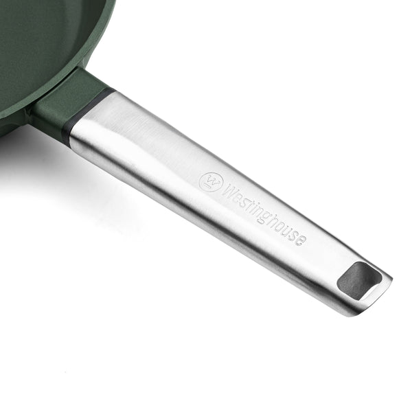 Westinghouse  Padella Wok - Wok da 28 cm con coperchio - Verde