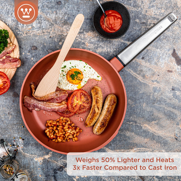 Westinghouse Performance Series Poêle à frire à induction 24 cm - Rouge