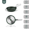 Westinghouse Performance Series Frying Pan Induction 24cm - Oven Suitable - Green