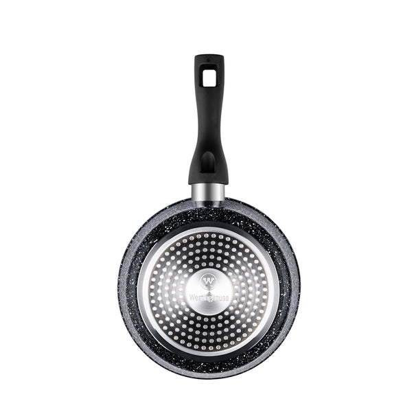 Black Marble Serie - Saucepan w. Glass Lid - Ø20cm