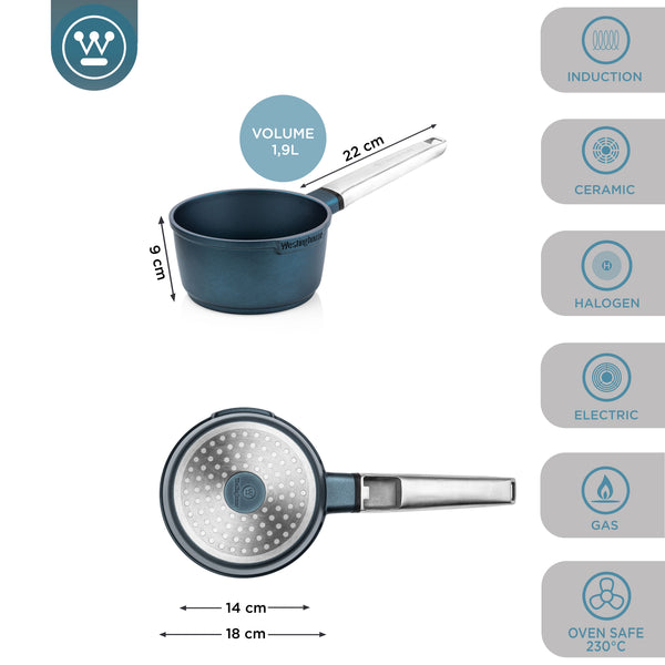 Performance Serie - Saucepan - Ø18cm - Blue