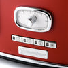 Westinghouse Retro Toaster - 4 Slot Toaster - Red