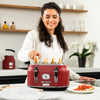 Retro Serie - 4 Slice Toaster - 1750W - Red